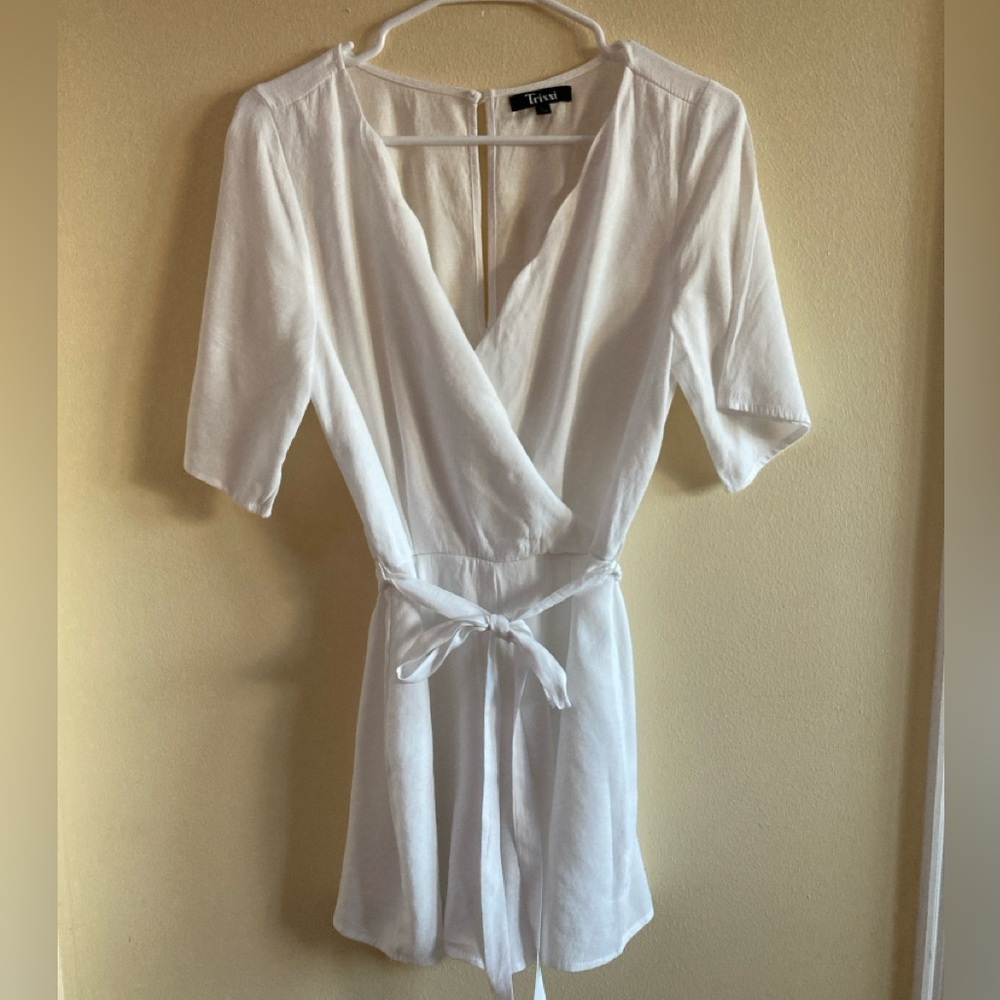 Trixxi Elegant White Romper